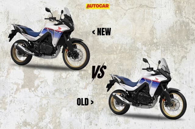 Honda Transalp 750 old vs new: small changes and same price