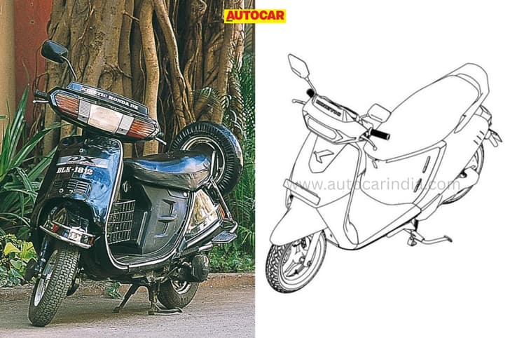 Kinetic electric scooter design patent