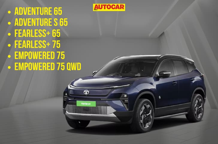 tata harrier ev price variants features explained tata harrier ev price variants features explained