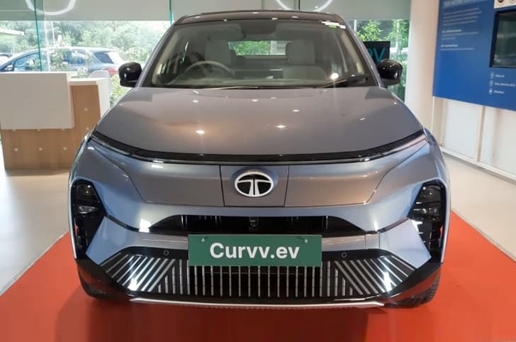 Tata Curvv EV showroom 