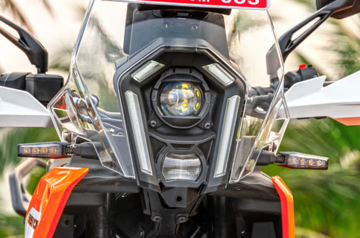 KTM 390 Adventure headlight