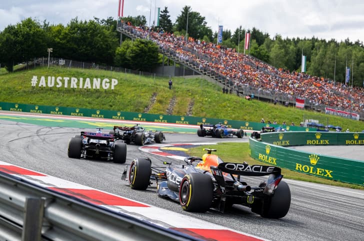 F1 Austrian GP schedule