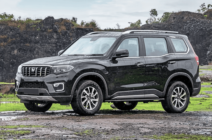 Mahindra Scorpio N black colour