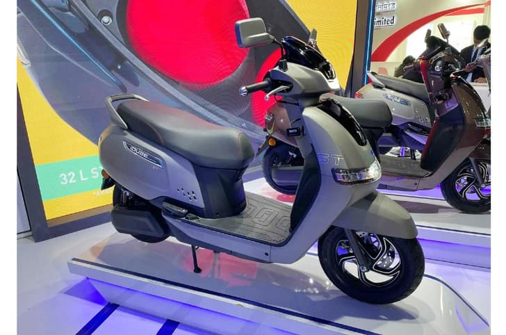 TVS iQube showroom image