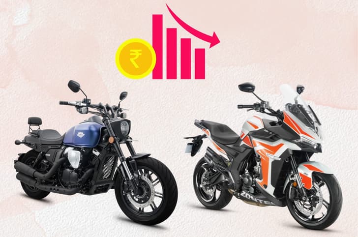 Keeway K Light 250V and Zontes 350X prices cut by up to Rs 71,000