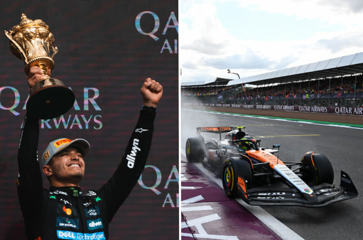 2025 F1 British GP winner Lando Norris
