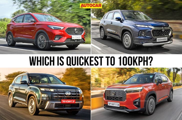 MG Astor Maruti Grand Vitara Hyundai Creta Honda Elevate performance comparison