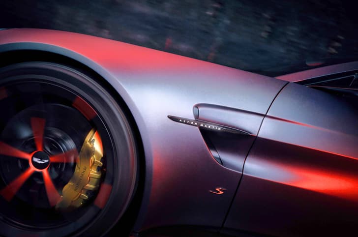 aston martin vantage s front fender aston martin vantage s in studio