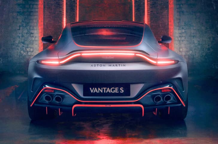 aston martin vantage s rear aston martin vantage s in studio