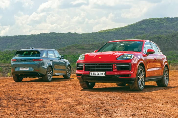 range rover sport vs porsche cayenne luxury suv