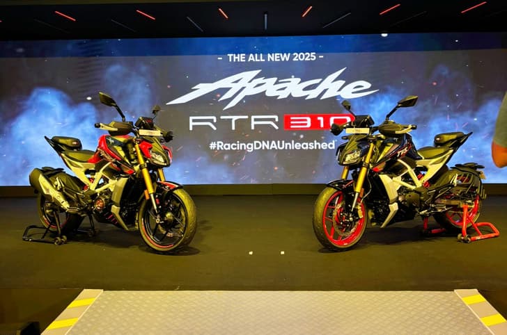 Updated TVS Apache RTR 310 launched at Rs 2.40 lakh