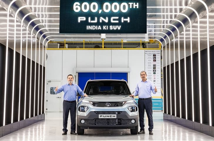 Tata Punch 6 lakh production milestone
