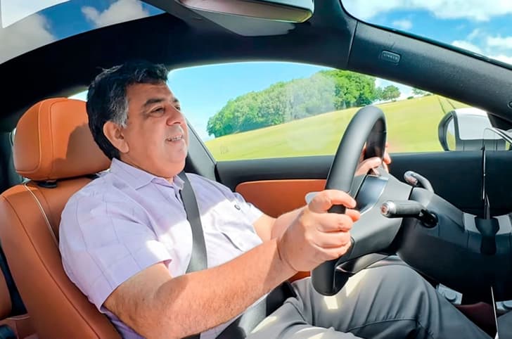 Mercedes-Benz CLA interior driving Mercedes-Benz CLA interior driving