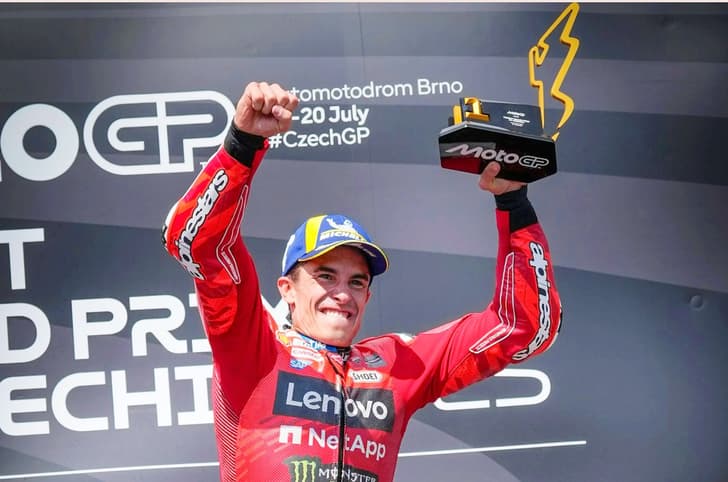 Marc Marquez wins 2025 Czech MotoGP race