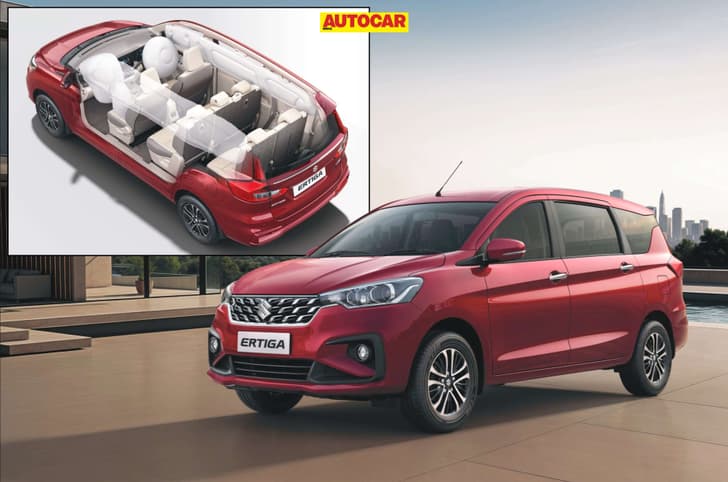 Maruti Ertiga updated with 6 airbags as standard, new features