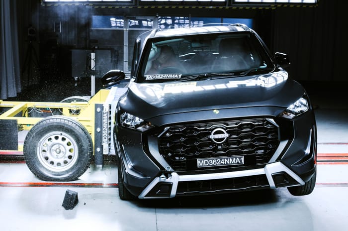 Nissan Magnite side crash test Global NCAP