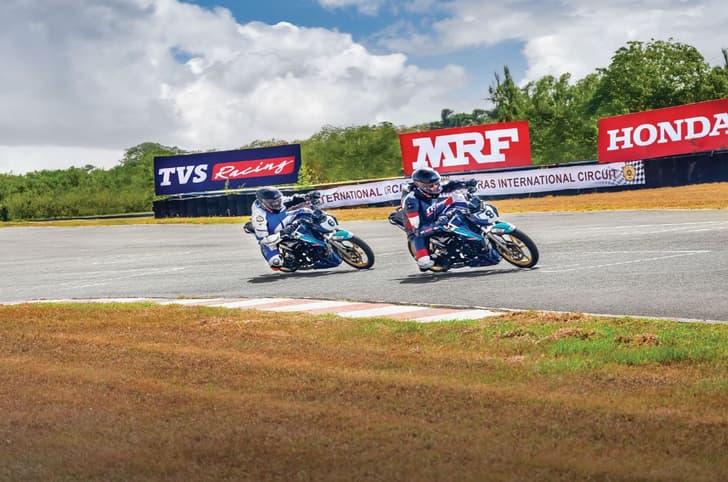 Off the line: TVS Young Media Racer programme round one Off the line: TVS Young Media Racer programme round one