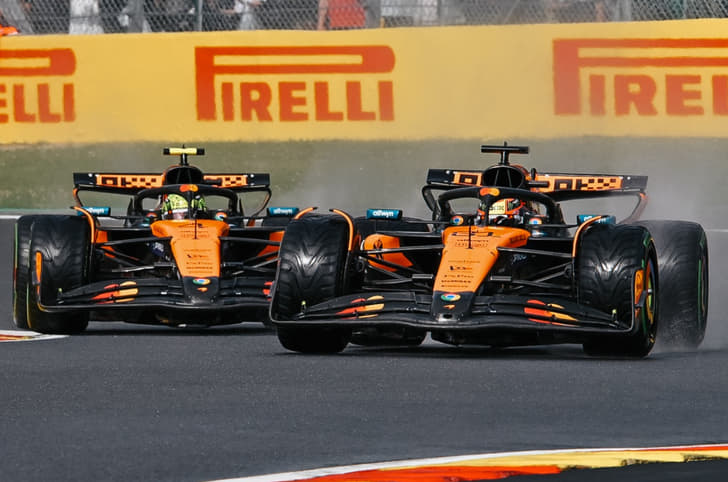 2025 F1 Belgian GP winner Oscar Piastri and Lando Norris 2025 F1 Belgian GP winner Oscar Piastri and Lando Norris