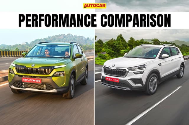 Skoda Kylaq vs Kushaq: 0-100kph and rolling acceleration compared