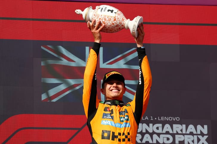 2025 F1 Hungarian GP winner Lando Norris 2025 F1 Hungarian GP winner Lando Norris