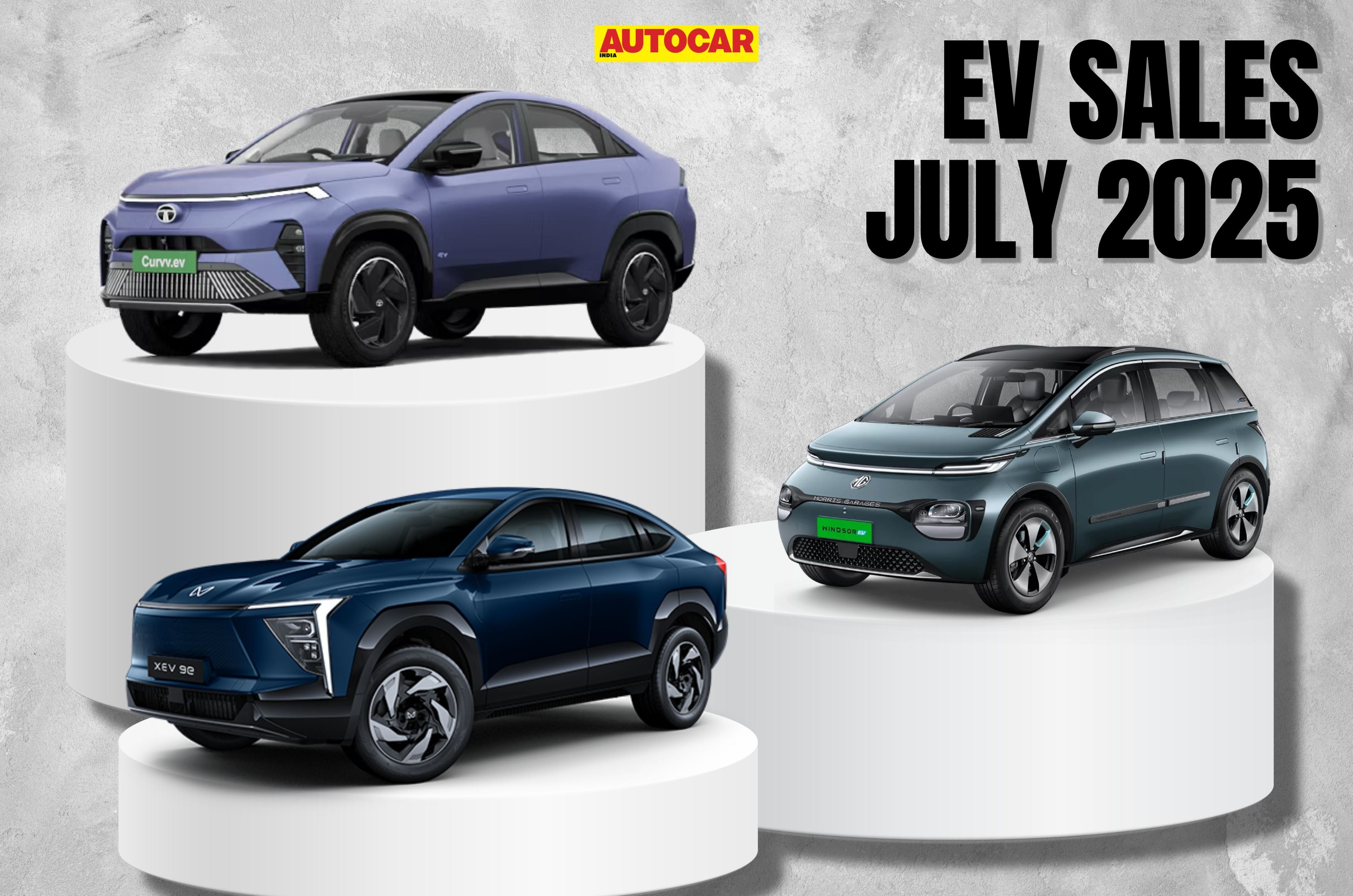Top EV car sales July 2025: Tata Motors increases lead on MG and ...