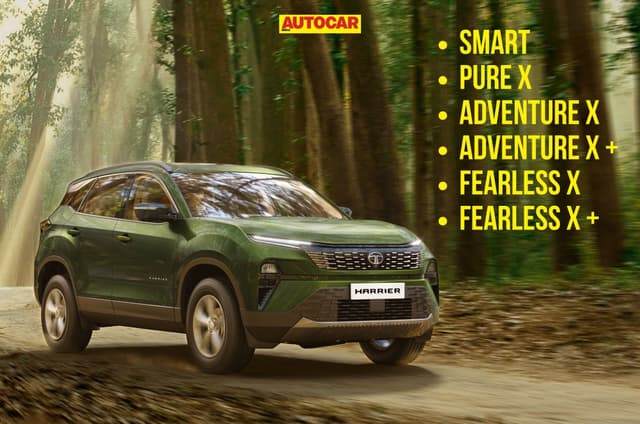2025 Tata Harrier variants and features explained