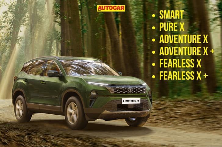 2025 Tata Harrier variant and features explained 