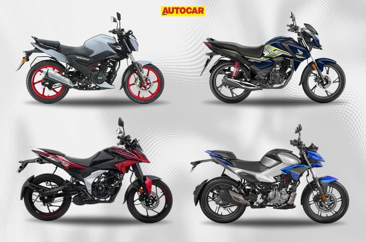 Collage of the 5 most powerful 125cc bikes under Rs 1 lakh in India