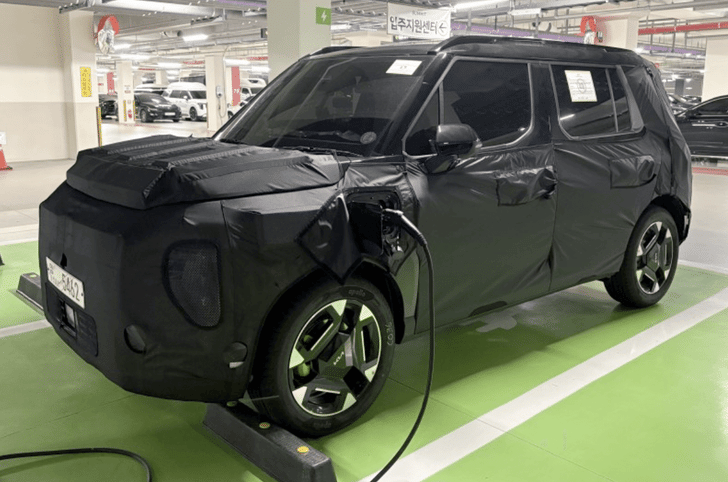Kia Syros EV spied for the first time
