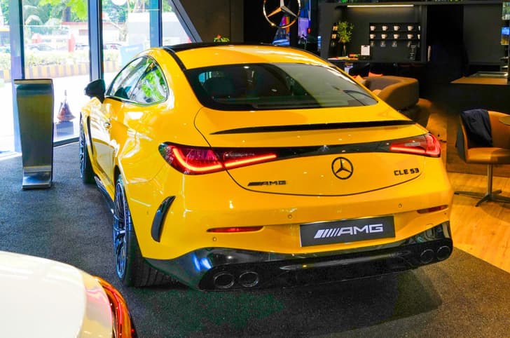 Mercedes CLE 53 AMG rear left side Mercedes CLE 53 AMG rear left side