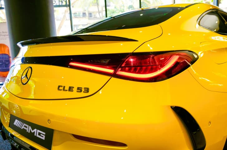 Mercedes-AMG CLE 53 Coupe tail lamps 