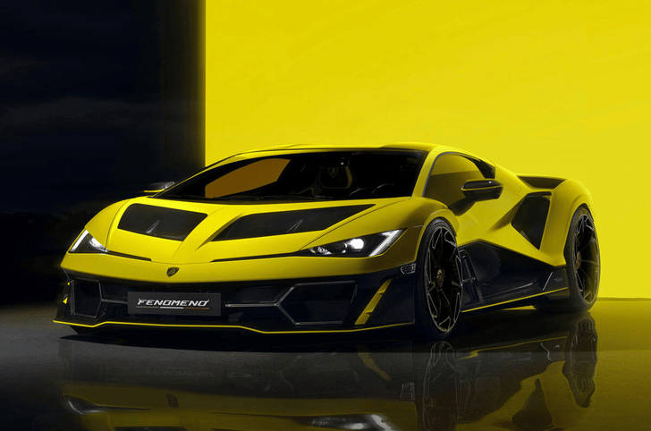 Lamborghini Fenomeno exterior yellow colour