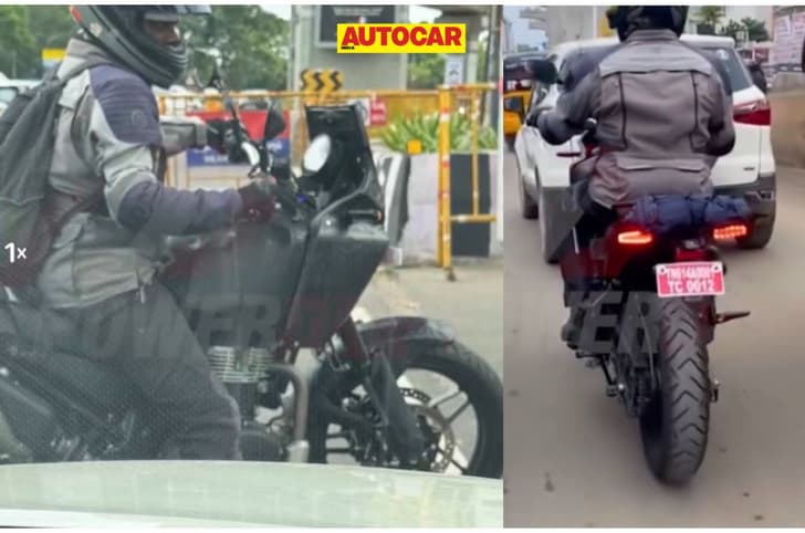 Royal Enfield Himalayan 750 spotted with alloy wheels