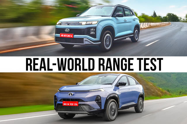Hyundai Creta Electric vs Tata Curvv EV real world range comparison