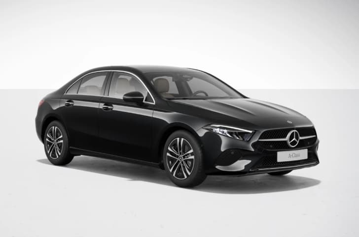 Mercedes A-Class Limousine black front right side Mercedes A-Class Limousine black front right side