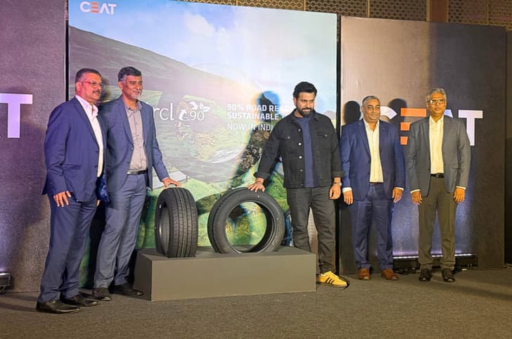 CEAT tyre launch with Rohit Sharma.