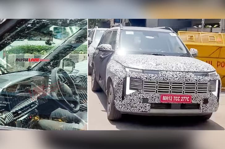 New Hyundai Venue SUV interior shows touchscreen and speaker