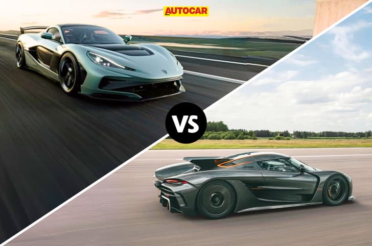 Koenigsegg Jesko absolute vs Rimac Nevera R
