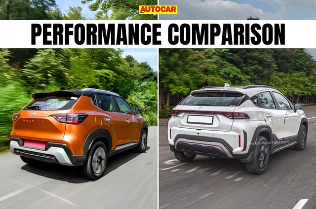 Nissan Magnite vs Maruti Fronx AMT performance comparison