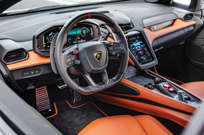Lamborghini Temerario steering wheel