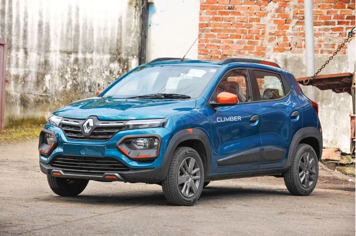 Renault Kwid front quarter static Renault Kwid front quarter static