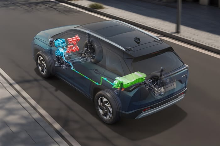 Maruti Victoris strong hybrid system