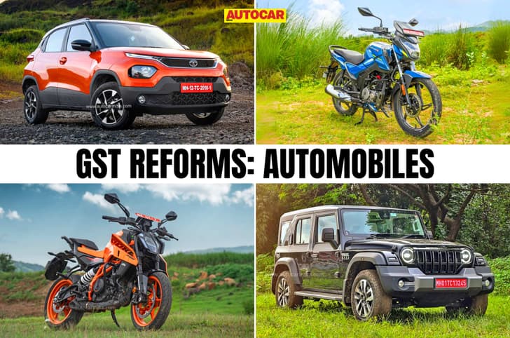 New GST on cars and bikes New GST on cars and bikes