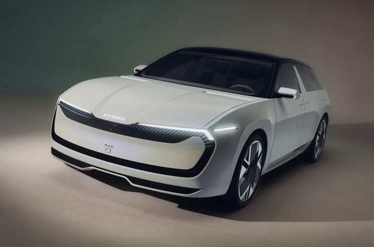 Skoda Vision O concept front quarter 