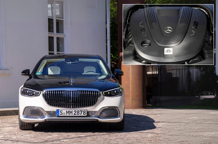 Mercedes V12 engine used in the Maybach S 680