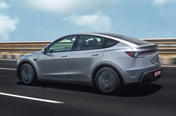 2025 tesla model y on road india