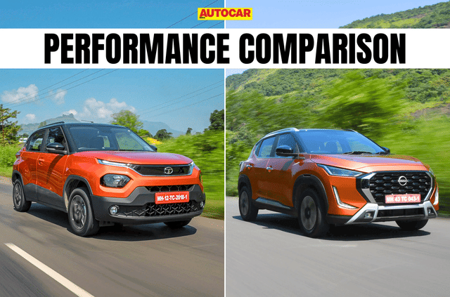 Tata Punch vs Nissan Magnite performance comparison