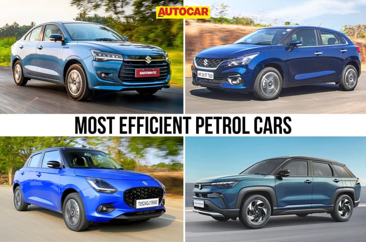 Top 10 highest mileage petrol cars in India 