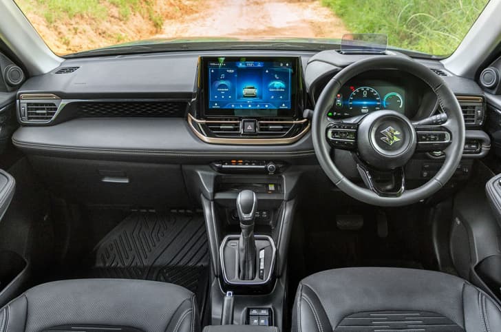 2025 maruti suzuki victoris hybrid interior 2025 maruti suzuki victoris in field