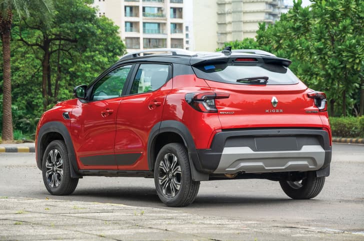 Renault Kiger in red colour